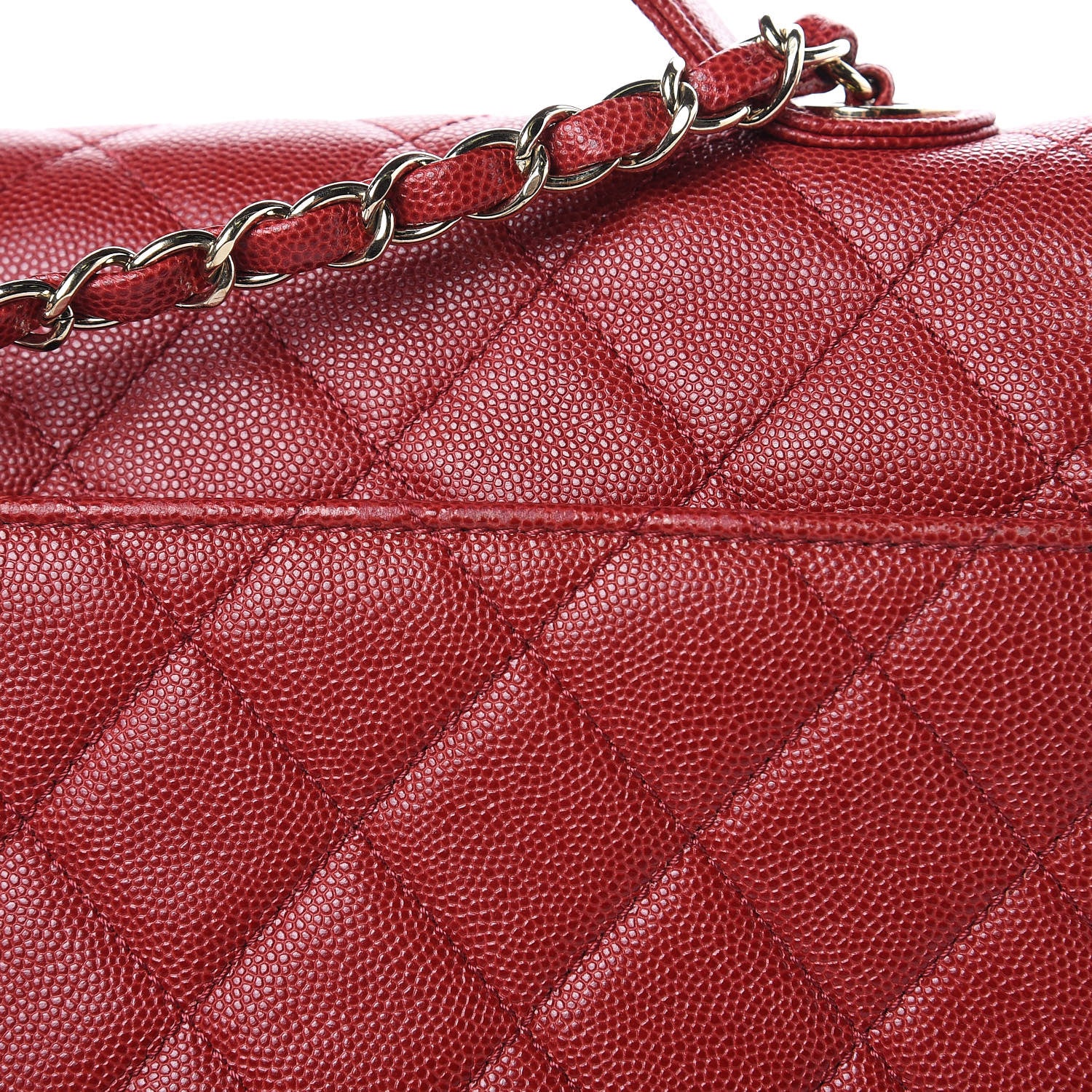Chanel Caviar Quilted Large Business Affinity Flap Red 13 of 21