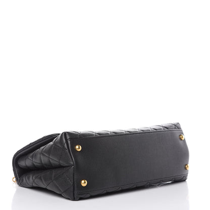 Chanel Caviar Quilted Small Coco Handle Flap Black 4 of 11