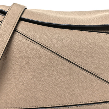 Loewe Grained Calfskin Small Puzzle Bag Sand 7 of 9