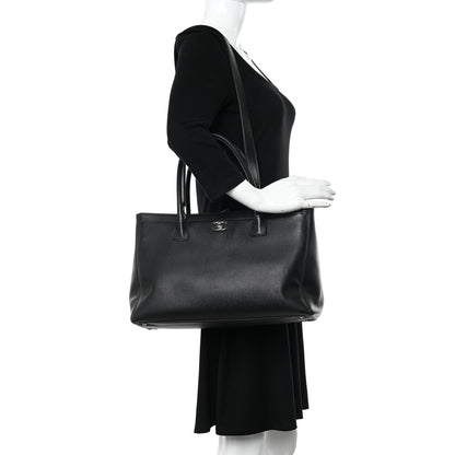 Chanel Caviar Cerf Executive Shopper Tote Black 2 of 10