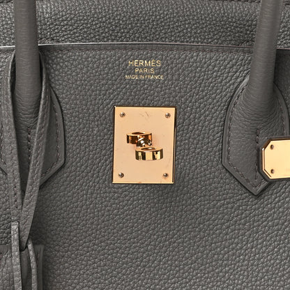 Hermes Togo BIRKIN 30 Etain 6 of 12