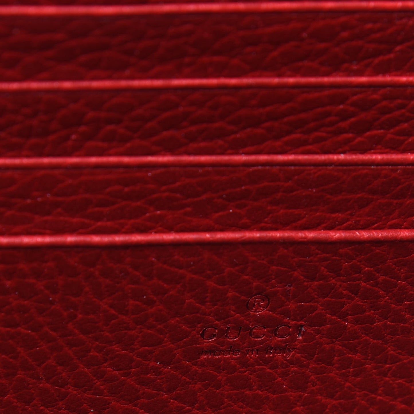 Calfskin Mini Dionysus Chain Wallet Hibiscus Red