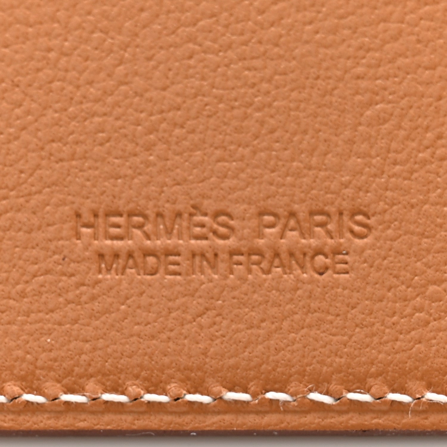 Hermes Swift Embroidered Walrus MagSafe Card Holder Gold 6 of 8