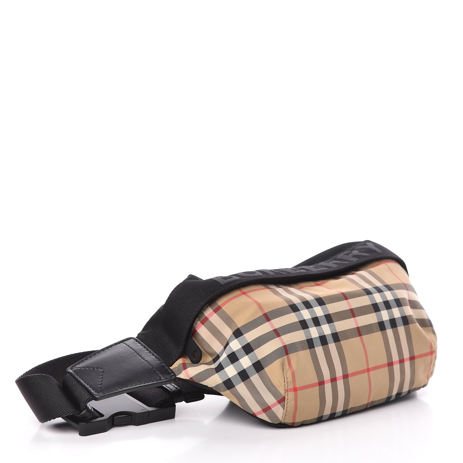 Burberry Nylon Vintage Check Sonny Bum Bag Archive Beige Black 4 of 10