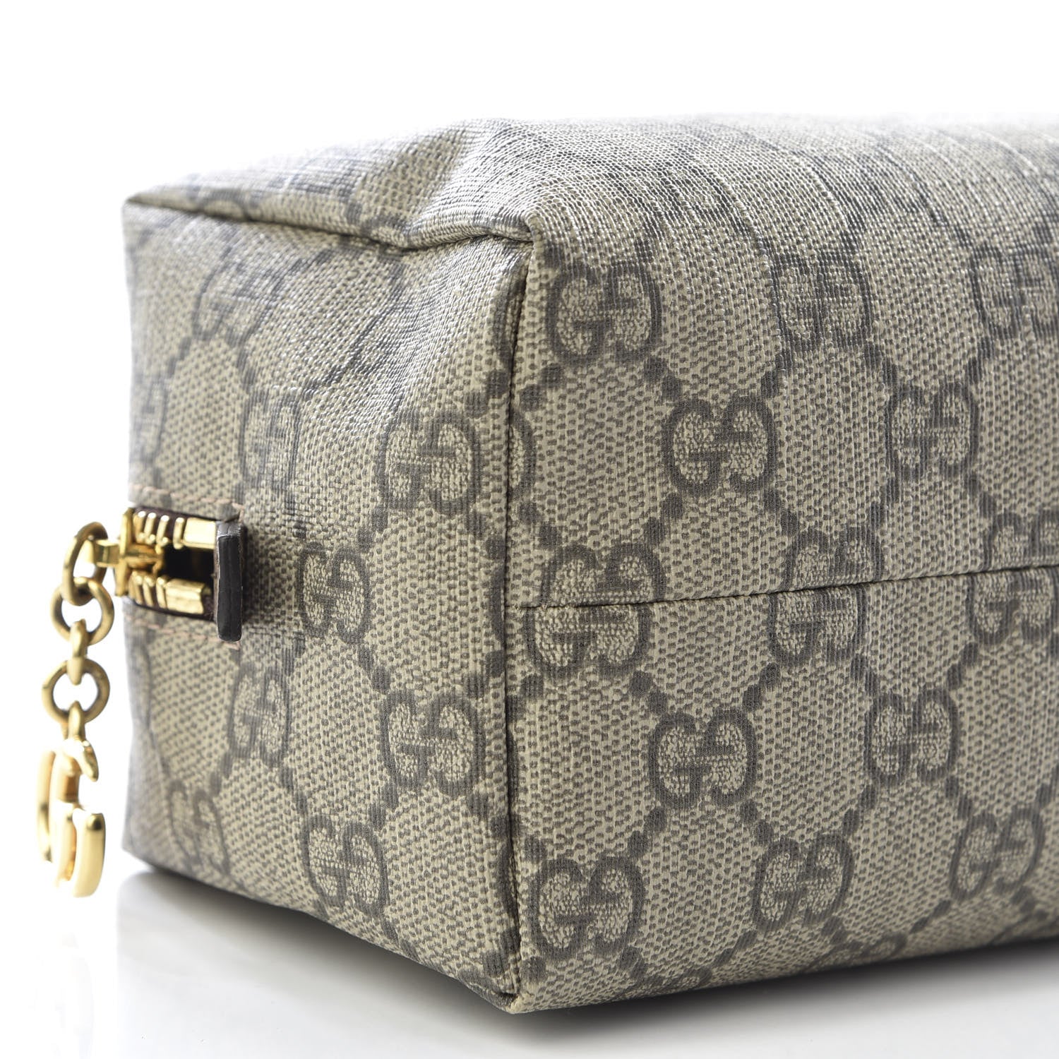 Gucci Soft GG Supreme Monogram Calfskin Medium Ophidia Cosmetic Case Beige Ebony New Acero 5 of 8