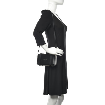 Christian Dior X RIMOWA Aluminum Personal Clutch On Strap Black 2 of 13