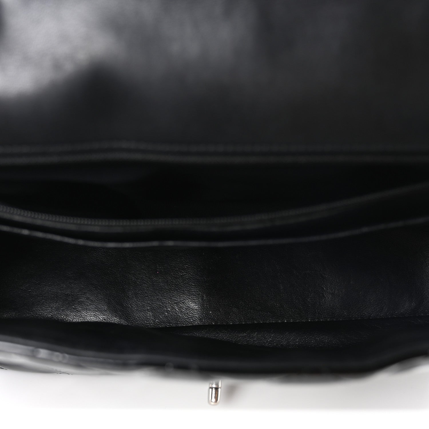 Chanel Patent Quilted Jumbo Single Flap Black 5 of 8