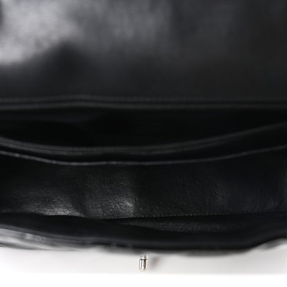 Chanel Patent Quilted Jumbo Single Flap Black 5 of 8