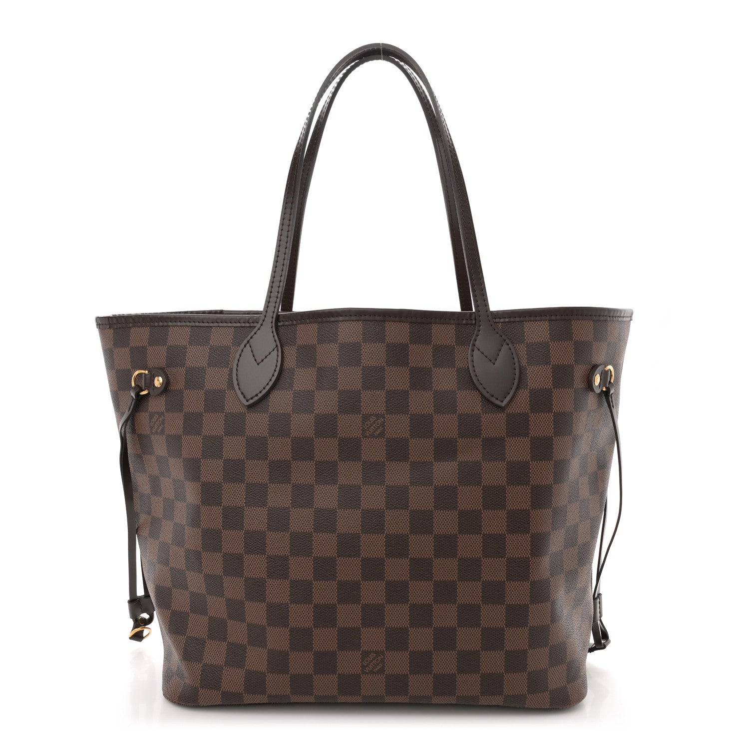 Louis Vuitton Damier Ebene Neo Neverfull MM Rose Ballerine 1 of 12