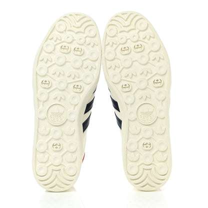 Gucci X ADIDAS Suede Madeira Demetra Womens Gazelle Sneakers 7.5 Mystic White Off White Black Agate 5 of 9