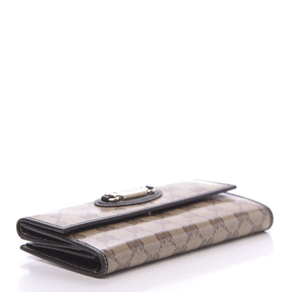 Gucci Crystal Monogram Continental Wallet Brown 4 of 8