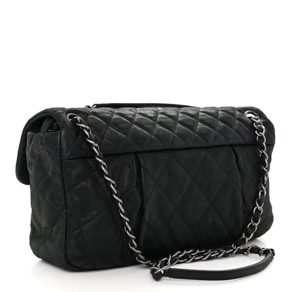 Chanel Iridescent Calfskin Large Chic Quilt Flap Black 3 of 11