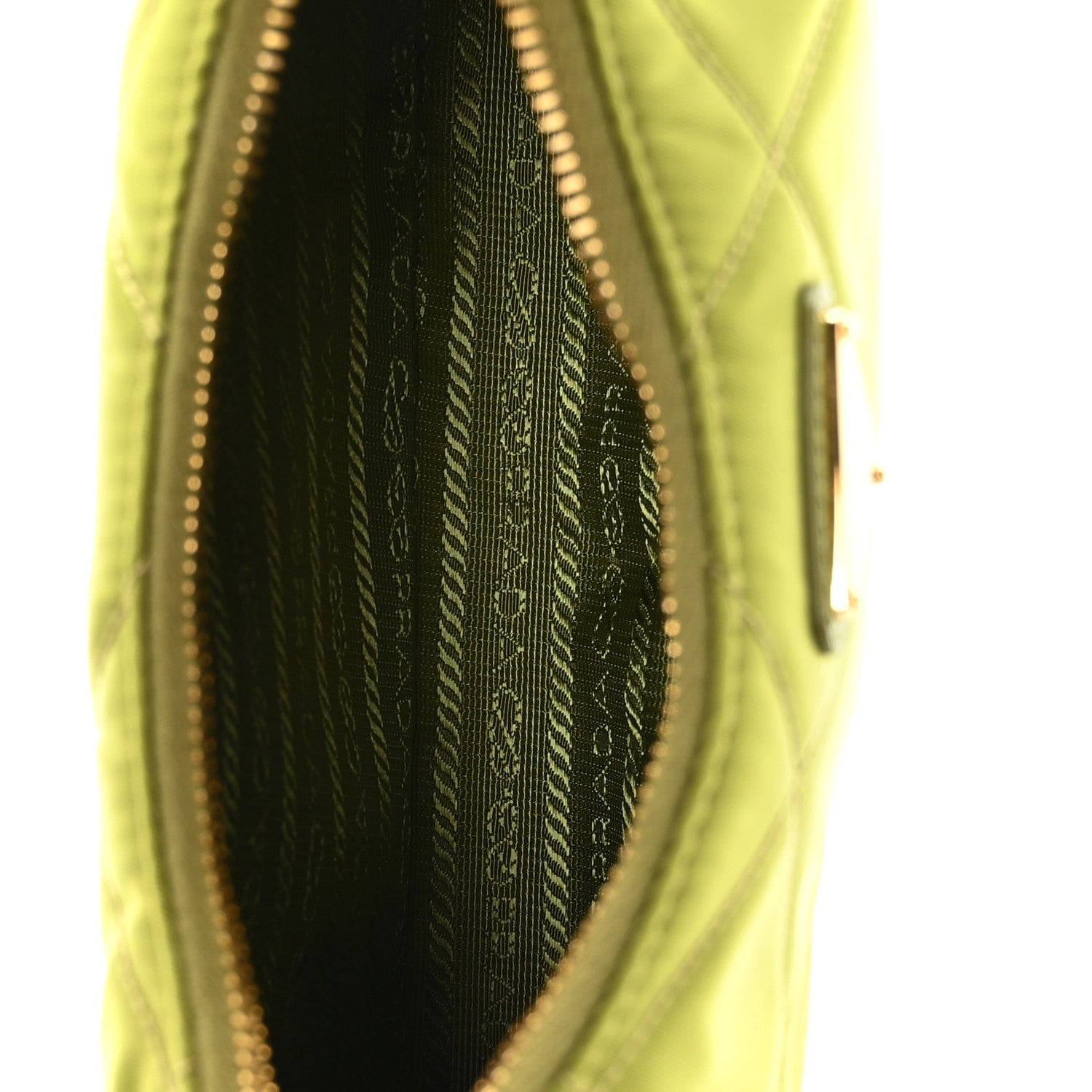 Prada Re-Nylon Saffiano Stitched Mini Re-Edition 1995 Chaine Shoulder Bag Edera 5 of 11