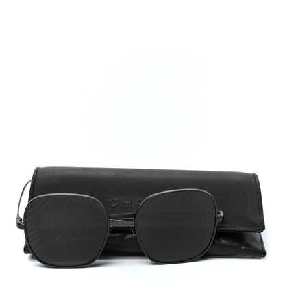 Chanel Square Sunglasses 4252 Black 7 of 7