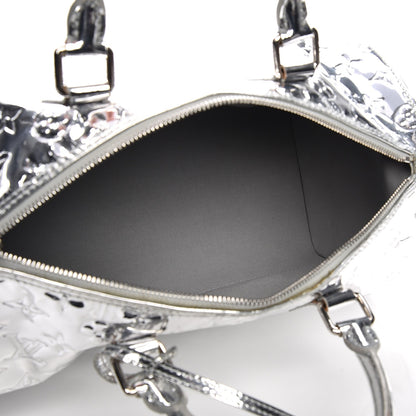 Louis Vuitton Monogram Miroir Speedy 30 Silver 5 of 11