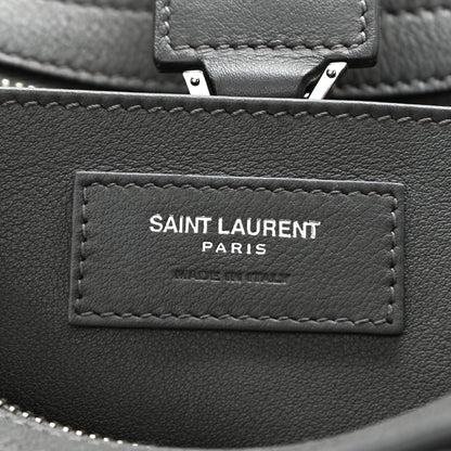 Saint Laurent Calfskin Baby Monogram Downtown Cabas Earth 5 of 10