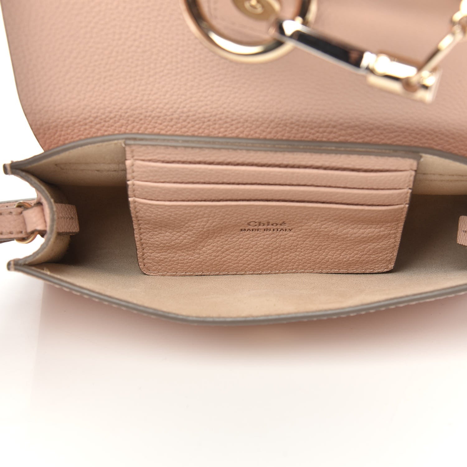 Chloe Calfskin Mini Faye Shoulder Bag Cement Pink 5 of 11
