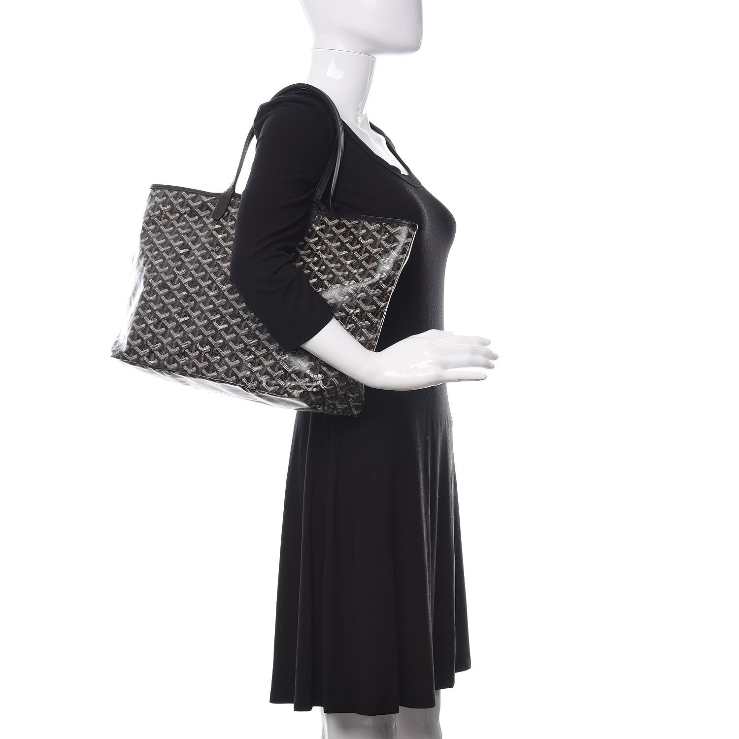 Goyard Goyardine Saint Louis PM Black 2 of 11