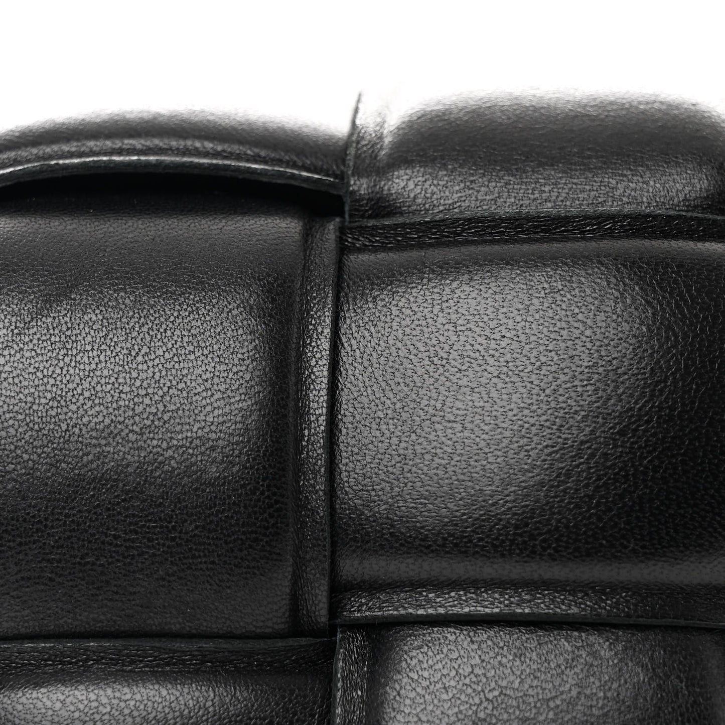 Nappa Maxi Intrecciato Padded The Belt Cassette Bag Black