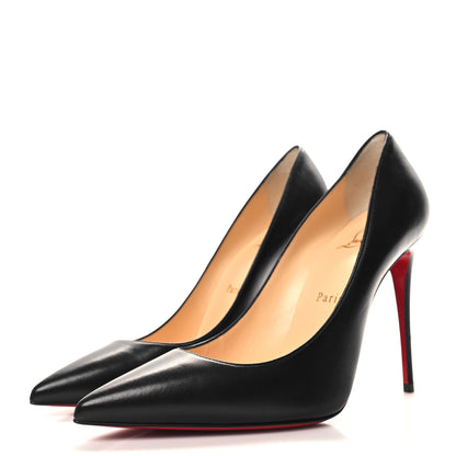 Christian Louboutin Shiny Nappa Kate 100 Pumps 37.5 Black 3 of 8