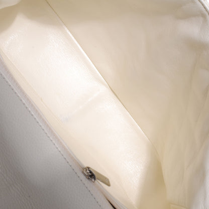 Chanel Caviar Jumbo Single Flap White 9 of 9