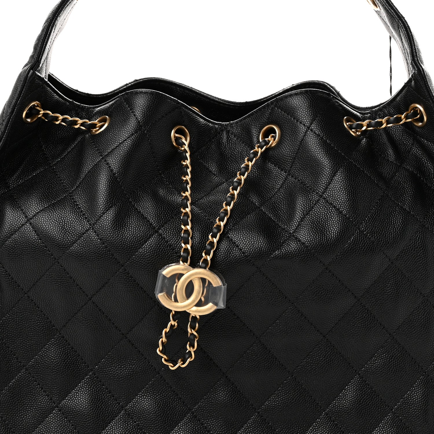 Chanel Caviar Quilted Medium Chanel 25 Handbag Black 9 of 11