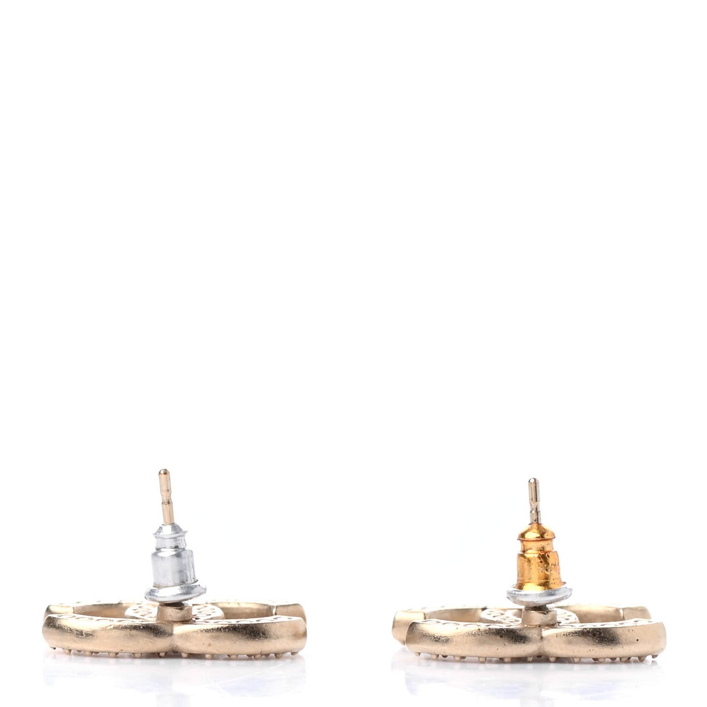Crystal CC Earrings Gold
