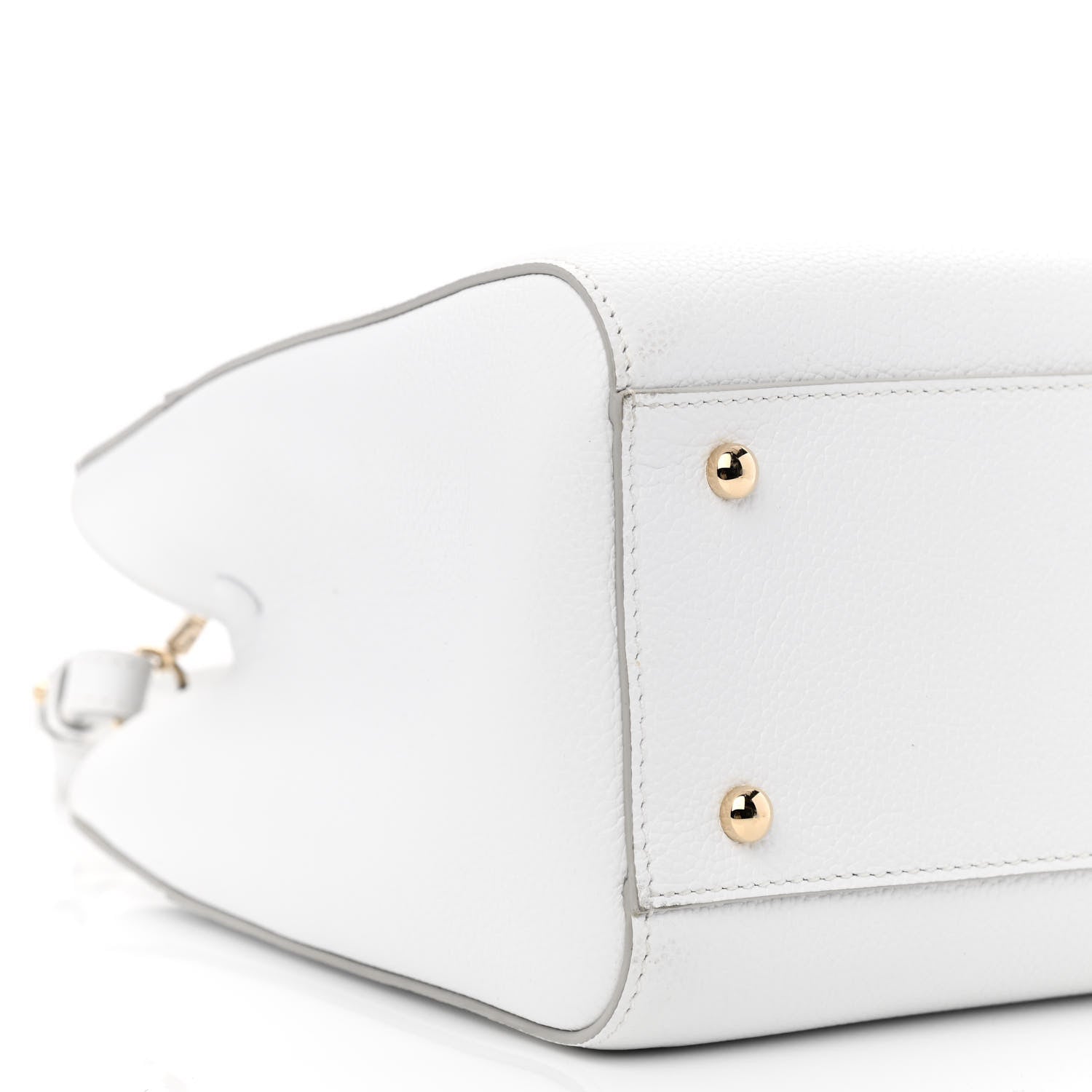 Chanel Grained Calfskin Small Neo Executive Shopper Tote White 8 of 9