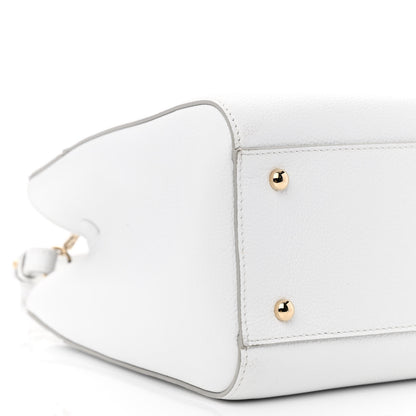 Chanel Grained Calfskin Small Neo Executive Shopper Tote White 8 of 9