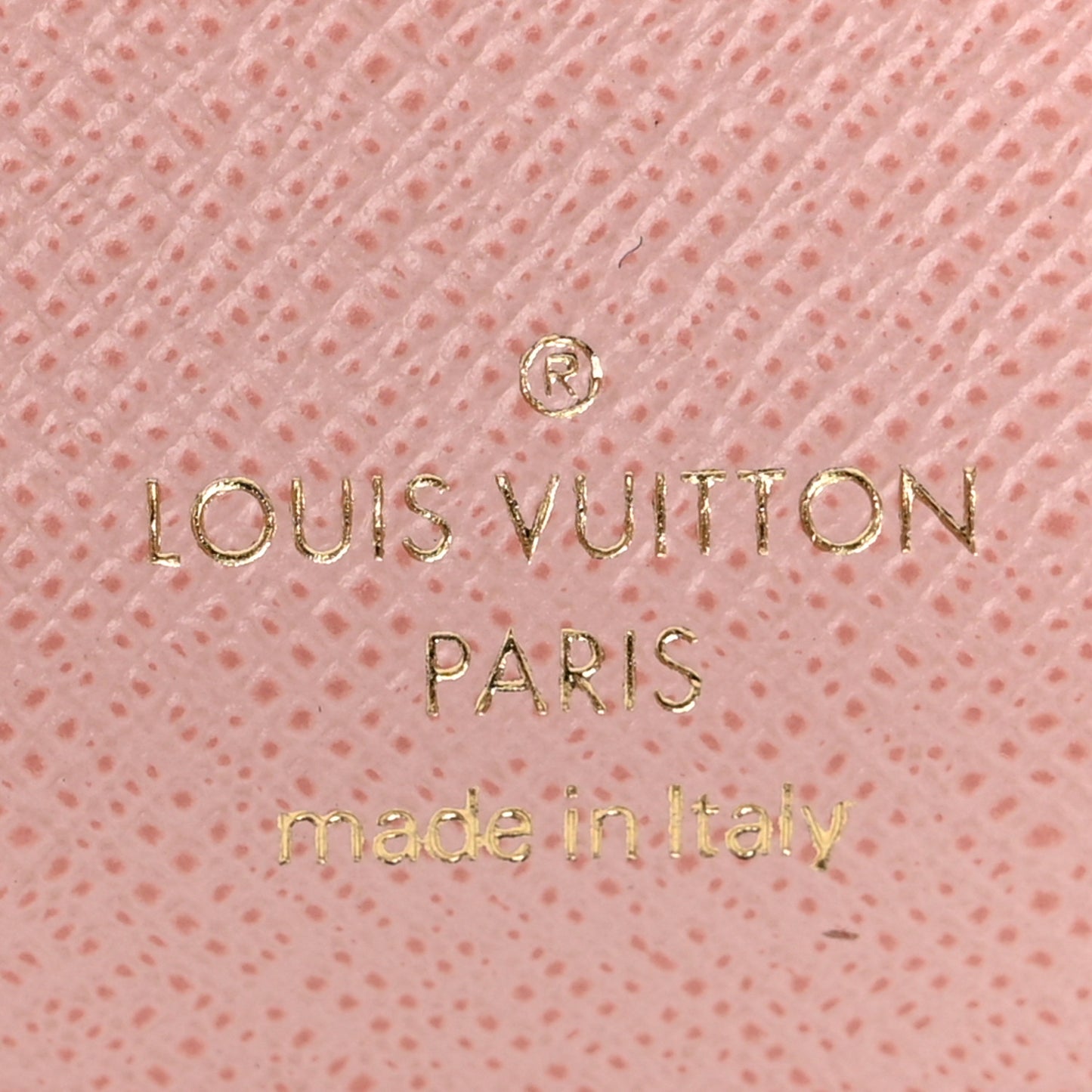 LOUIS VUITTON Damier Azur Victorine Wallet Rose Ballerine