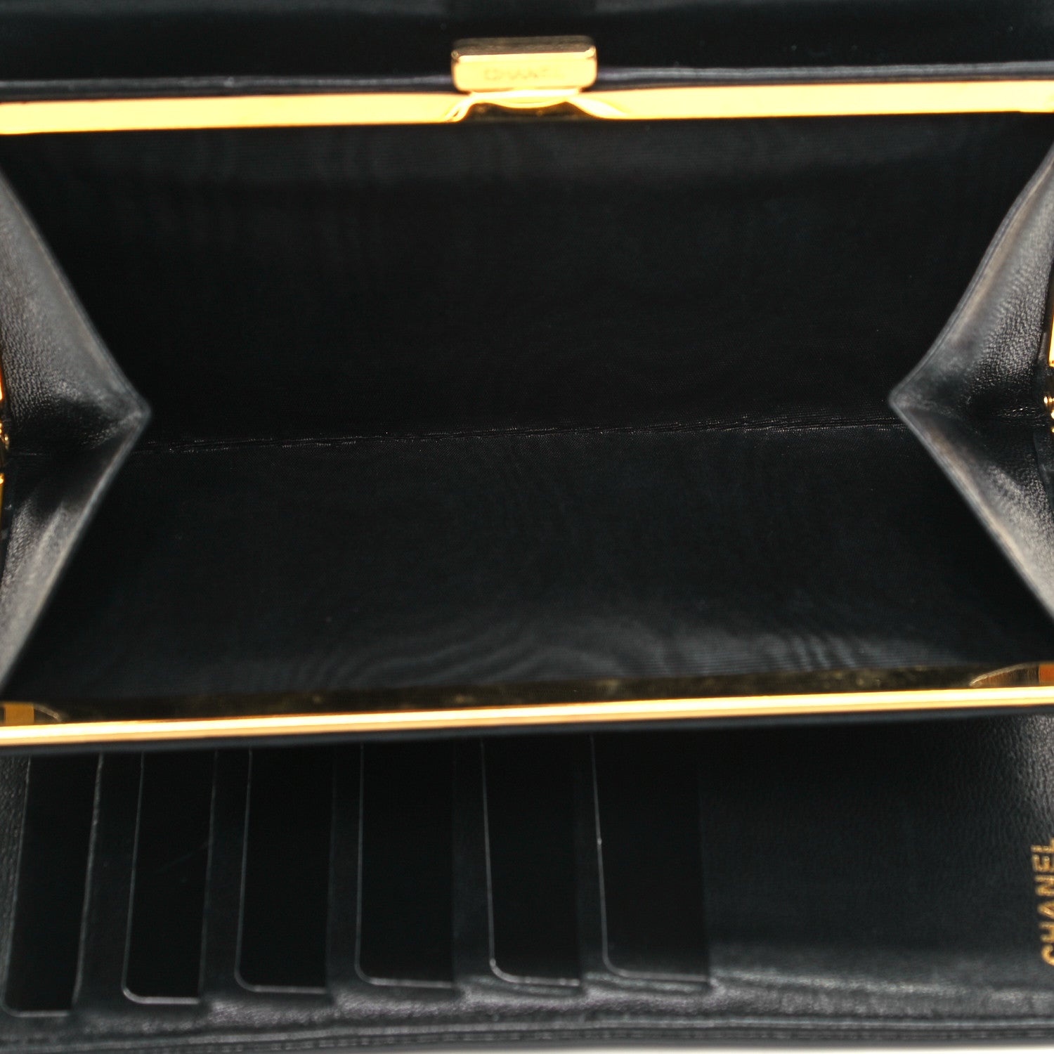 Chanel Caviar Timeless CC French Wallet Black 4 of 9