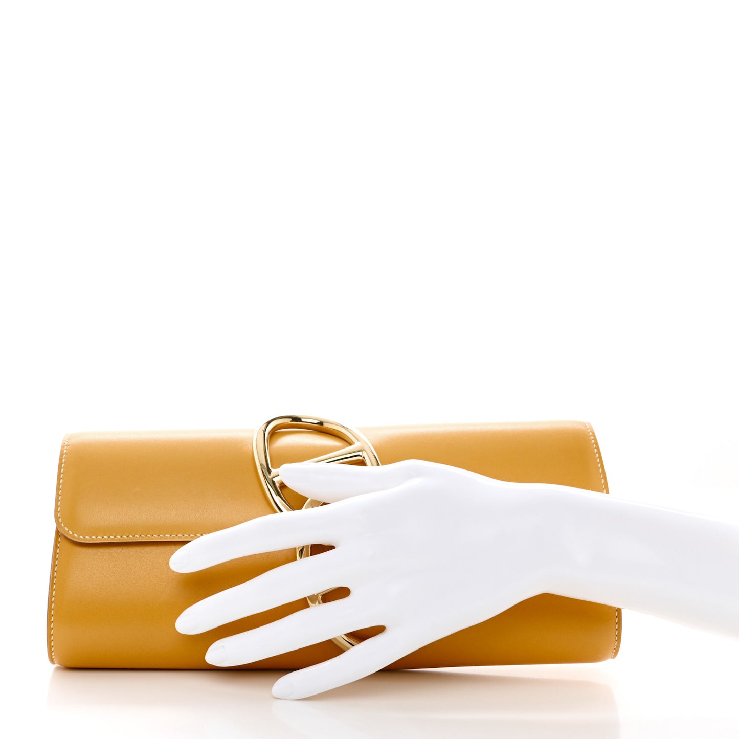 Veau Tadelakt Egee Clutch Soleil