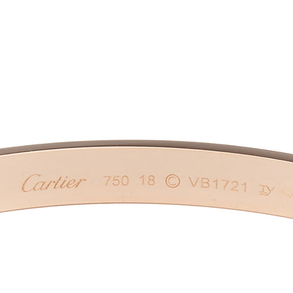 Cartier 18K Pink Gold LOVE Bracelet 18 3 of 5
