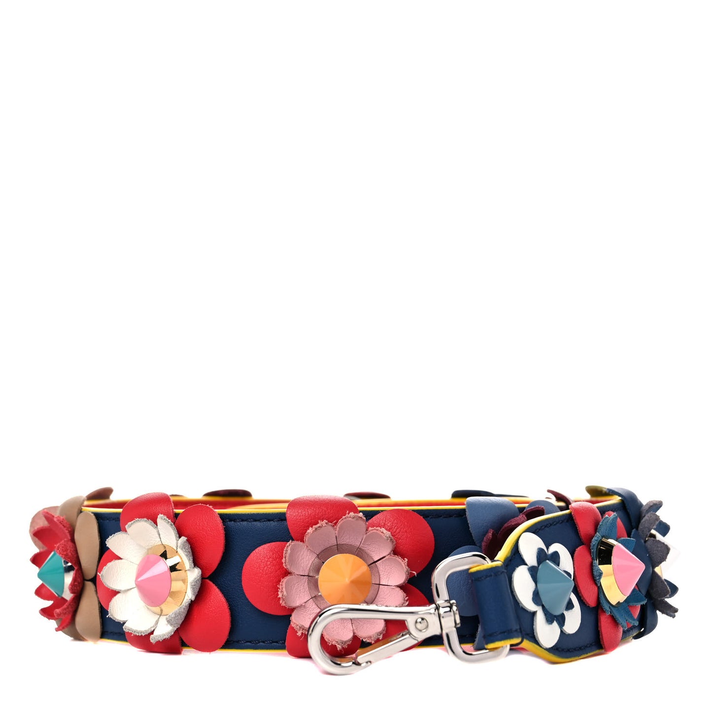 Vitello Dolce Flowerland Studded Strap You Blue Corallo Multicolor