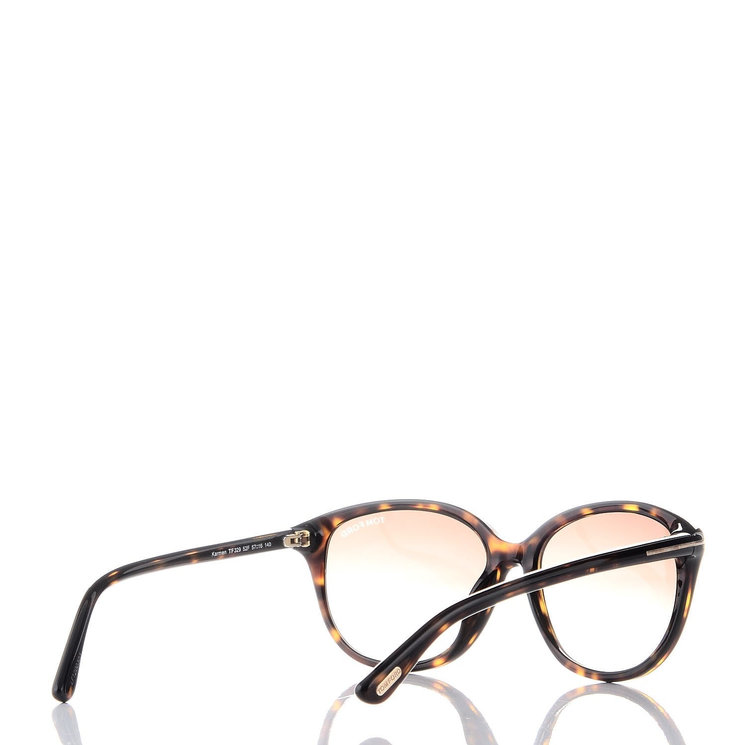 Tom Ford Karmen Sunglasses TF329 Havana 4 of 8