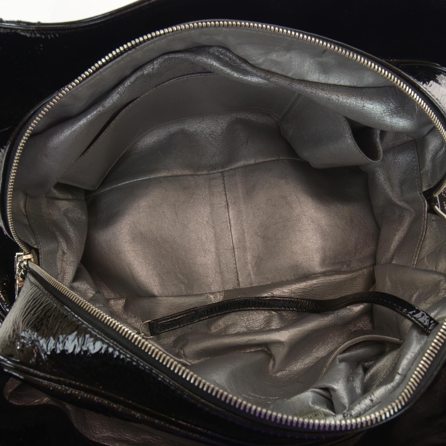 Chanel Patent Calfskin Large Luxe Ligne Tote Black 9 of 10