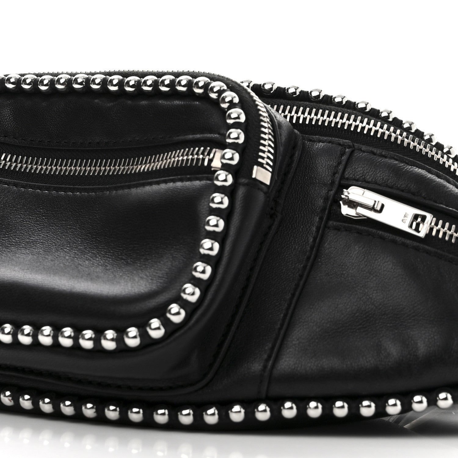 Alexander Wang Lambskin Attica Studded Belt Bag Black 9 of 9