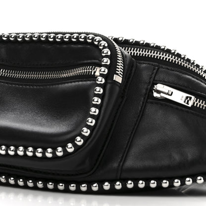 Alexander Wang Lambskin Attica Studded Belt Bag Black 9 of 9