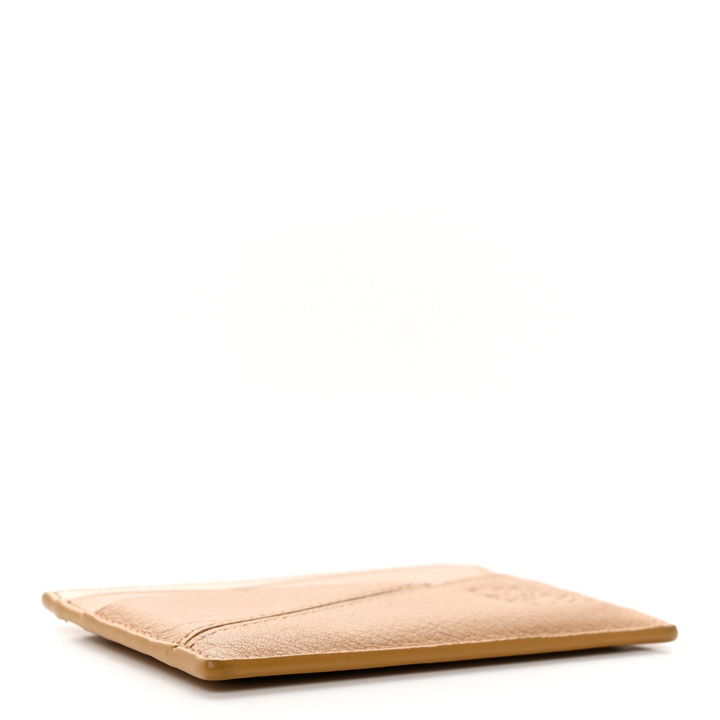 Calfskin Puzzle Colorblock Card Holder Angora