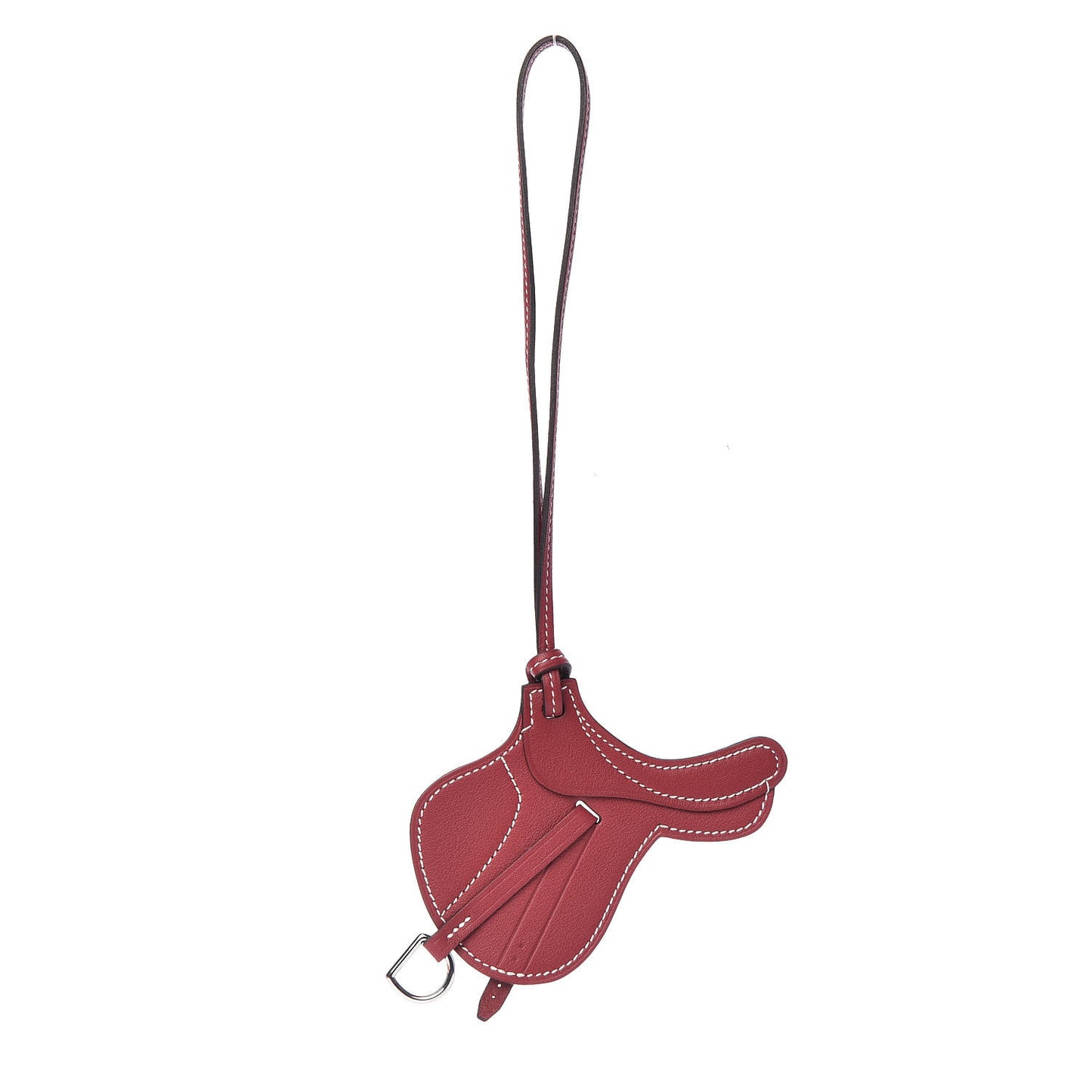 Swift Paddock Selle Horse Saddle Bag Charm Rouge Grenat