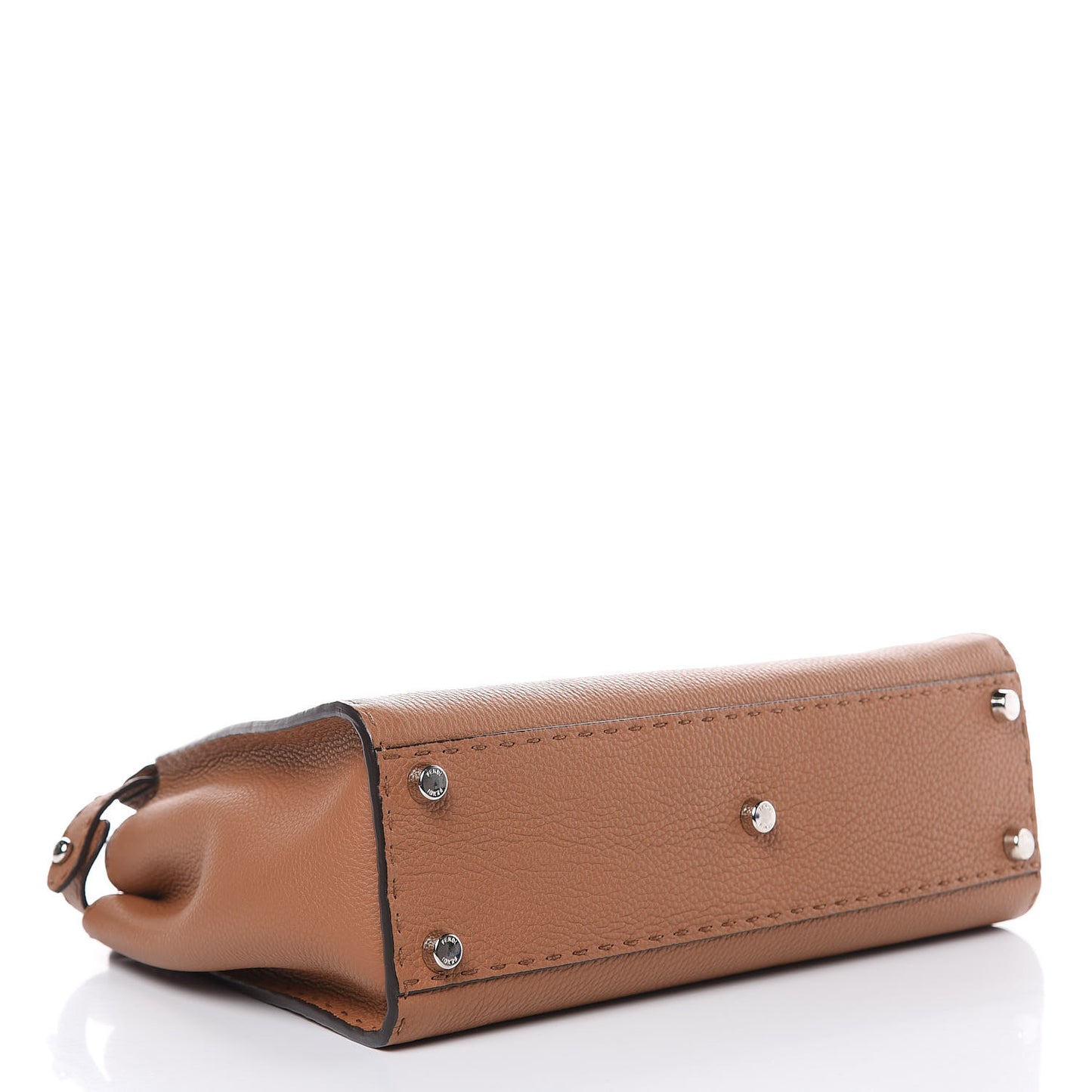 Cuoio Romano Selleria Bi-Color Medium Peekaboo Iconic Satchel Mou Deserto