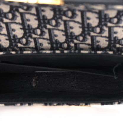 Christian Dior Oblique 30 Montaigne Box Bag Blue 4 of 13