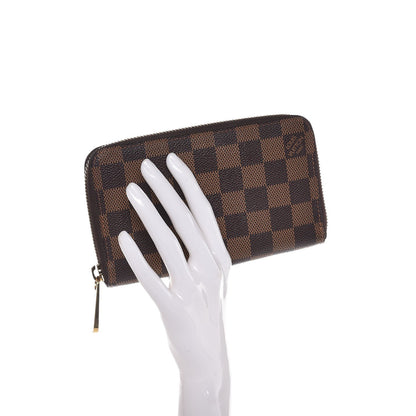 Louis Vuitton Damier Ebene Zippy Compact Wallet 2 of 8