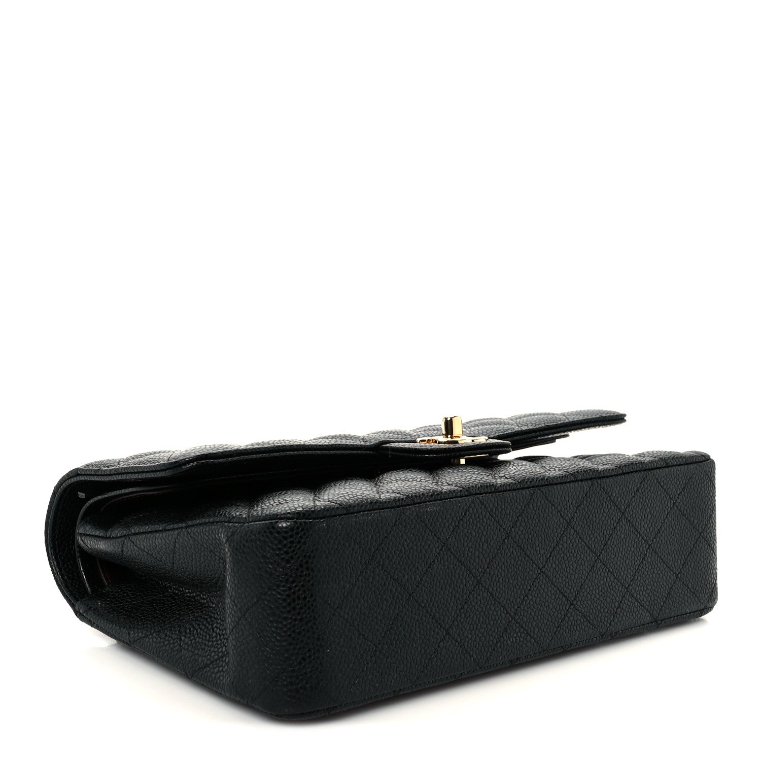 Chanel Caviar Quilted Medium Double Flap Black 4 of 12