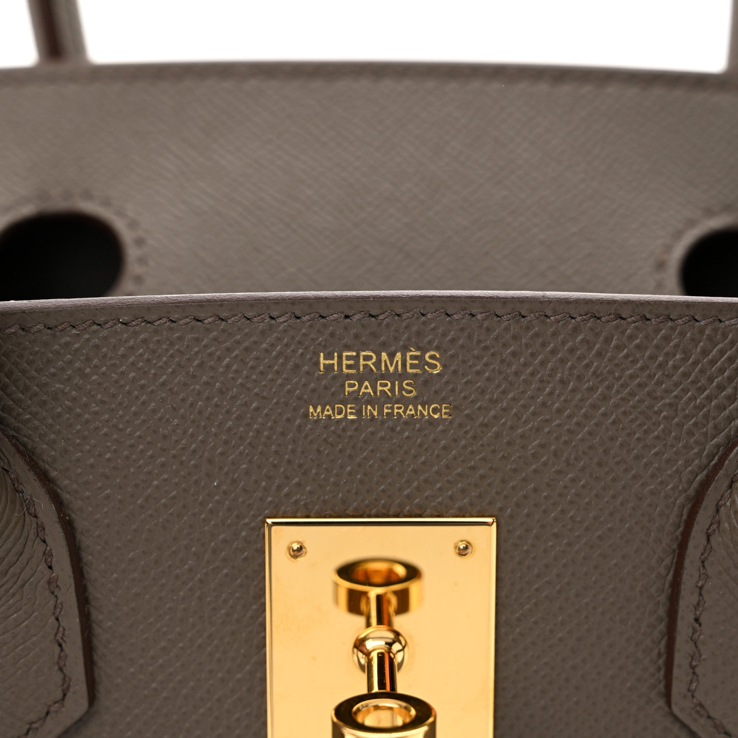 Hermes Epsom Birkin Sellier 30 Etain 7 of 12