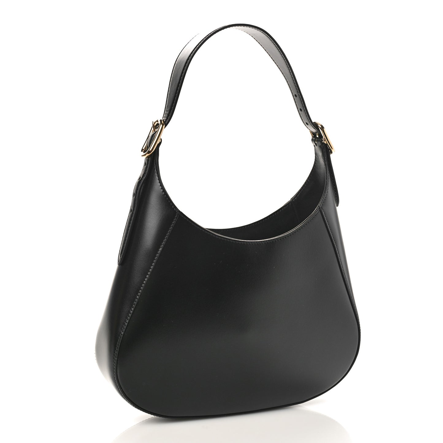 Box Calfskin Shoulder Bag Black