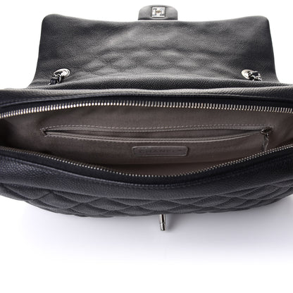 Chanel Caviar Quilted Jumbo Easy Flap Black 5 of 11