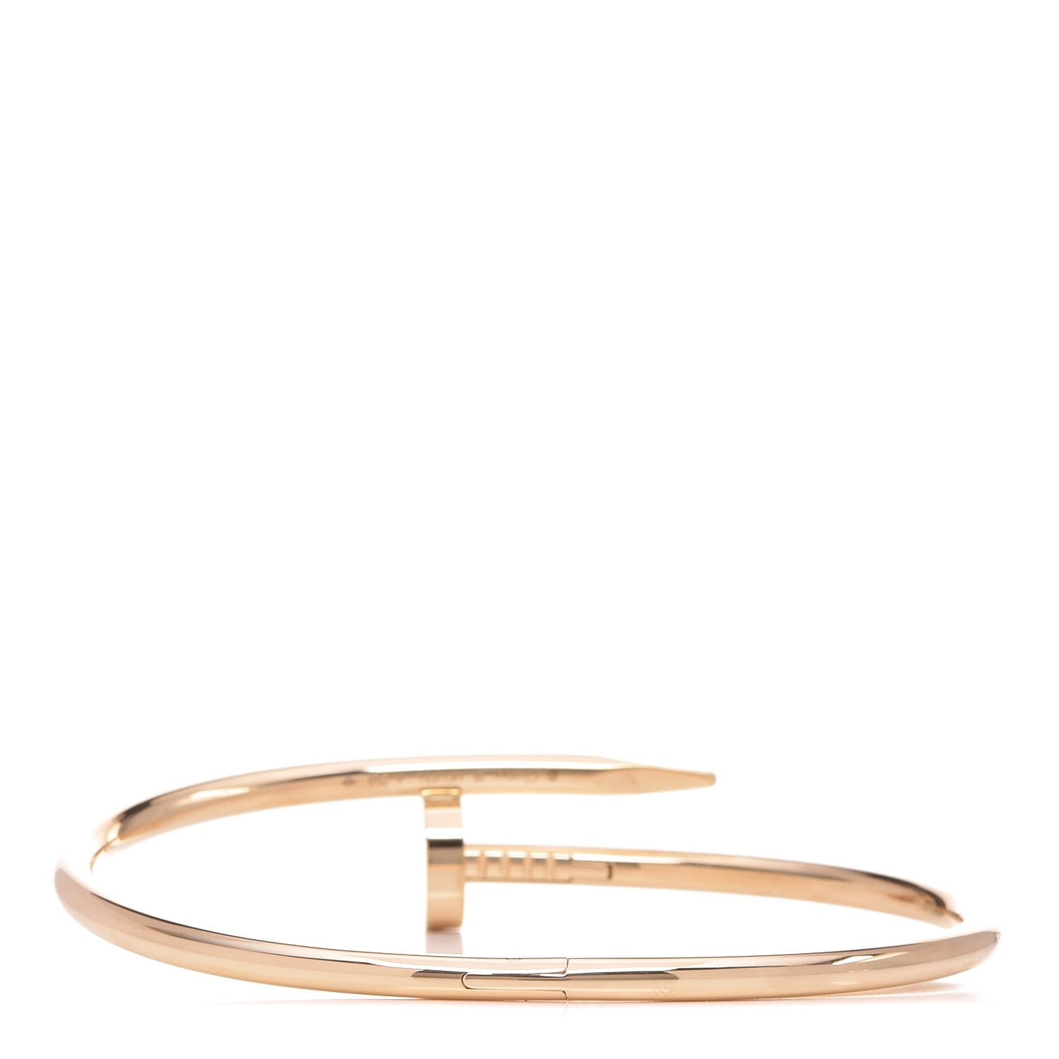 Cartier 18K Yellow Gold Juste Un Clou Bracelet 19 3 of 4