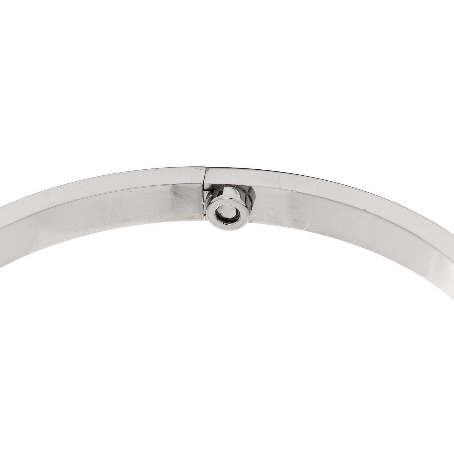 18K White Gold Small LOVE Bracelet 17