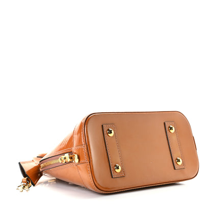 Louis Vuitton Vernis Alma BB Rose Velours 9 of 10